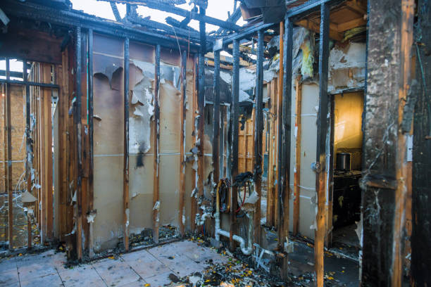 Professional Smoke Damage Removal technician working in Beachwood, NJ